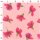 Rico Design | Stoffabschnitt | Druckstoff | Aquarellblüten Lachs | 50x140cm