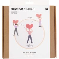 Rico Design | Stickpackung | Figurico | You Rock My World Ø 20 cm