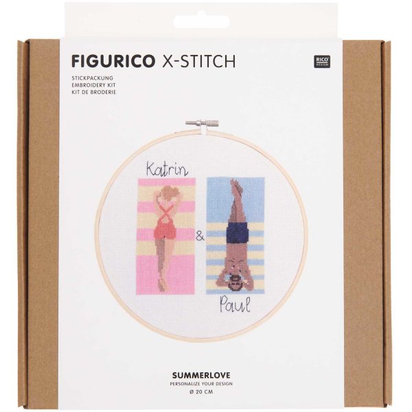 Rico Design | Stickpackung | Figurico | Summerlove Ø 20 cm