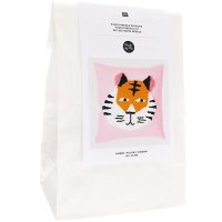 Rico Design | Punch Needle Packung | Kissen Tiger Inkl....