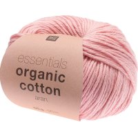 Rico Design | Essentials Organic Cotton aran | 50g 90m rosa