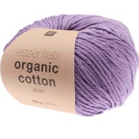 Rico Design | Essentials Organic Cotton aran | 50g 90m lila