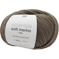 Rico Design | Essentials Soft Merino aran | 50g 100m taupe
