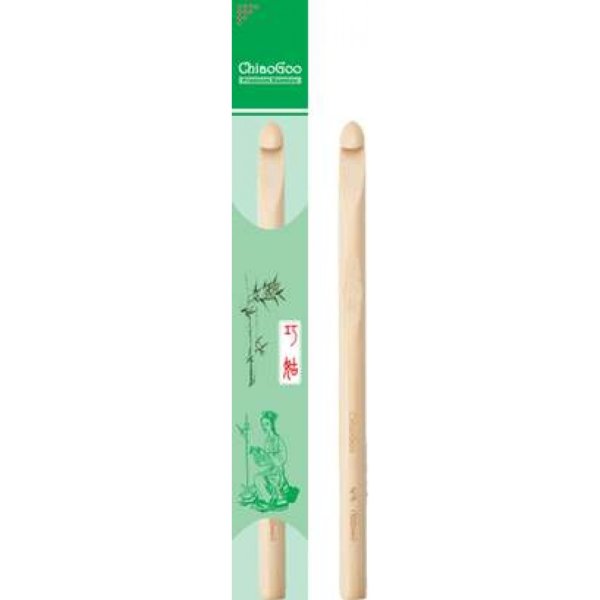 ChiaoGoo | Häkelnadel Bamboo Natural | 16 cm