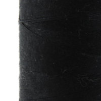 1000m Nähgarn | 100% Polyester | Nm. 80 für mittelschwere Stoffe | Schwarz