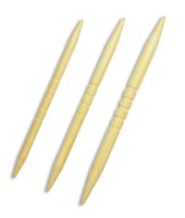 Seeknit | Bambus Hilfsnadeln Zopfmusternadeln mit Einkerbungen