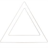 Rico Design | Metallring Dreieck | weiß