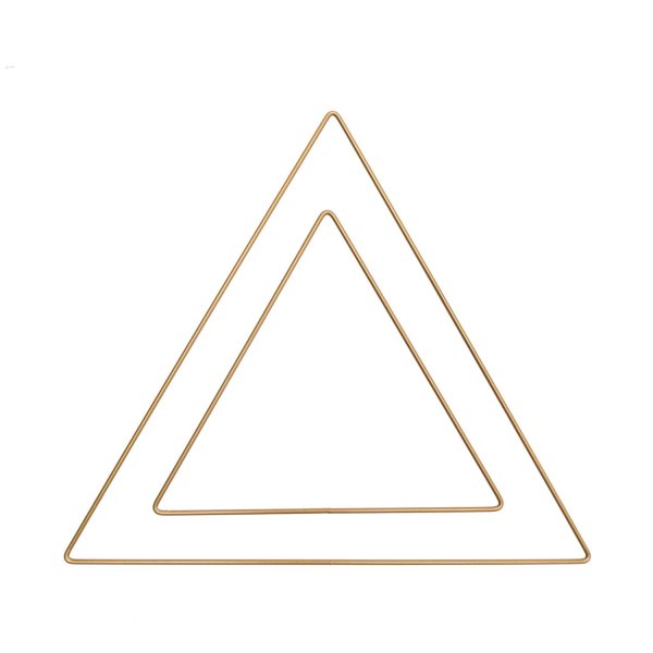 Rico Design | Metallring Dreieck | gold