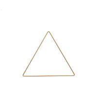 Rico Design | Metallring Dreieck | gold 20 cm