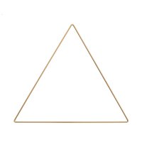 Rico Design | Metallring Dreieck | gold 30 cm