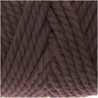 Rico Design | Creative Cotton Cord Makramee-Garn | 130g 25m schokolade