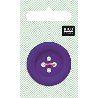 Rico Design | Knopf violett matt 3,4cm