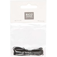 Rico Design | Hutgummiband 0,6 mm 5m schwarz