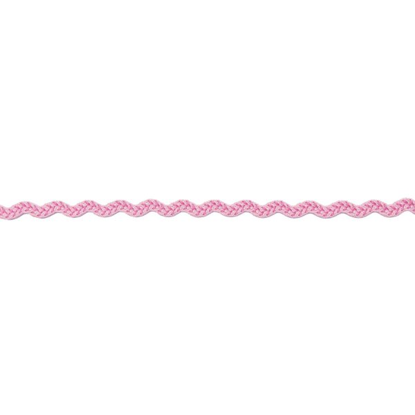Made by Me | Ribbon bestickt rosa 3mm 2m