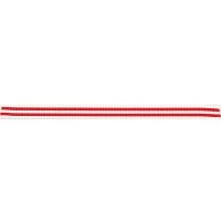 Rico Design | Ribbon Streifen weiß-rot 9mm 2m