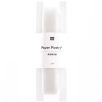 Paper Poetry | Samtband 16mm 2m creme