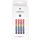 Rico Design | Makramee Perlen aus Holz | Regenbogenfarben, 17x22mm, Bohrung 10mm, 24 Stück