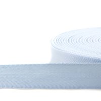 50m Rolle Köperband | Nahtband | 78% Baumwolle | Hellblau 15mm