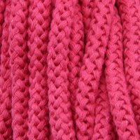 8mm | 50m Kordel | 100% Baumwolle | mit Polyester Kern | Pink