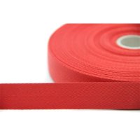 50m Rolle Köperband | Nahtband | 76% Baumwolle | Rot 10mm