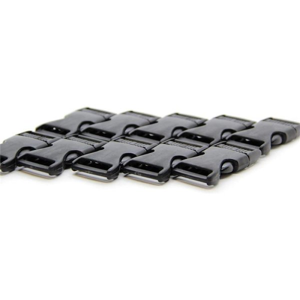 10 Steckschnallen | Kunststoff Steckschließer | 25 mm Durchlass